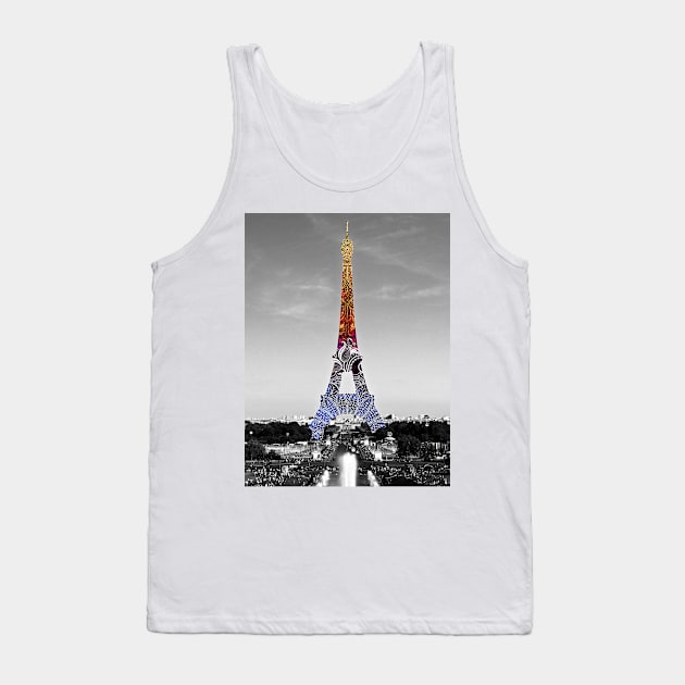 Funky Landmark - Paris Tank Top by aleibanez